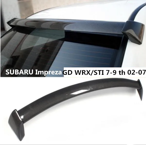 

JIOYNG Carbon Fiber CRA REAR WING TRUNK LIP SPOILERS FIT FOR SUBARU Impreza GD WRX/STI 7-9 th 2002 2003 2004 2005 2006 2007