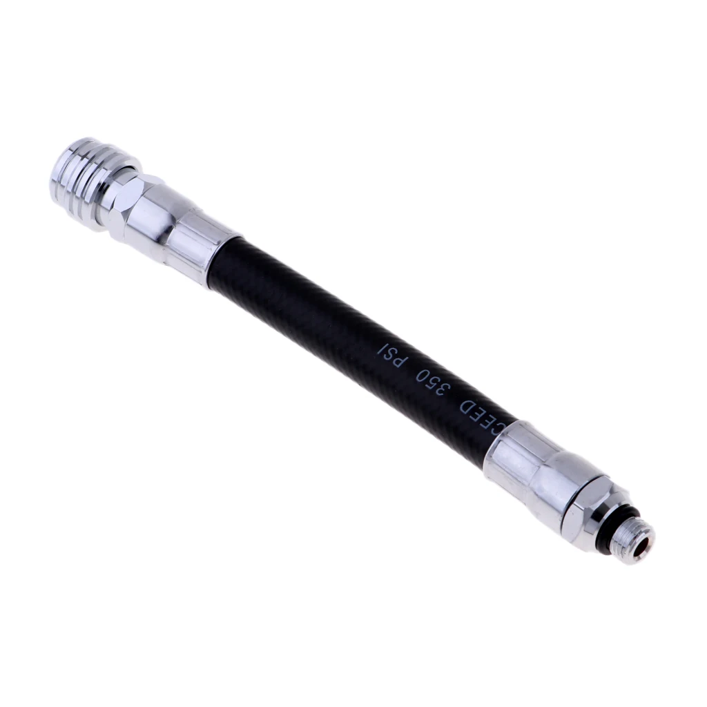Replacement Premium Black Rubber Low Pressure Hose for Scuba Diving 1st Stage Regulator Gear Equipment