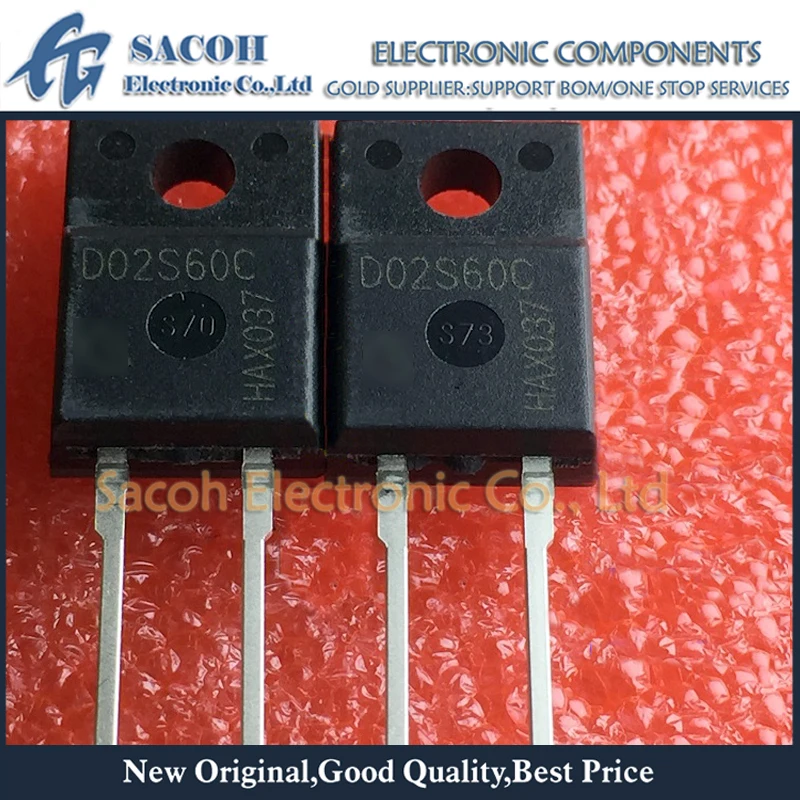 Бесплатная доставка 10 шт. IDV02S60C D02S60C TO-220F 2A 600V SiC карбид кремния диод Шоттки |