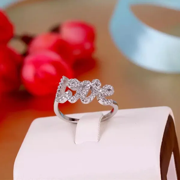 Дизайнерское модное 925 пробы Серебряное Ювелирное кольцо с кубическим цирконием 3а