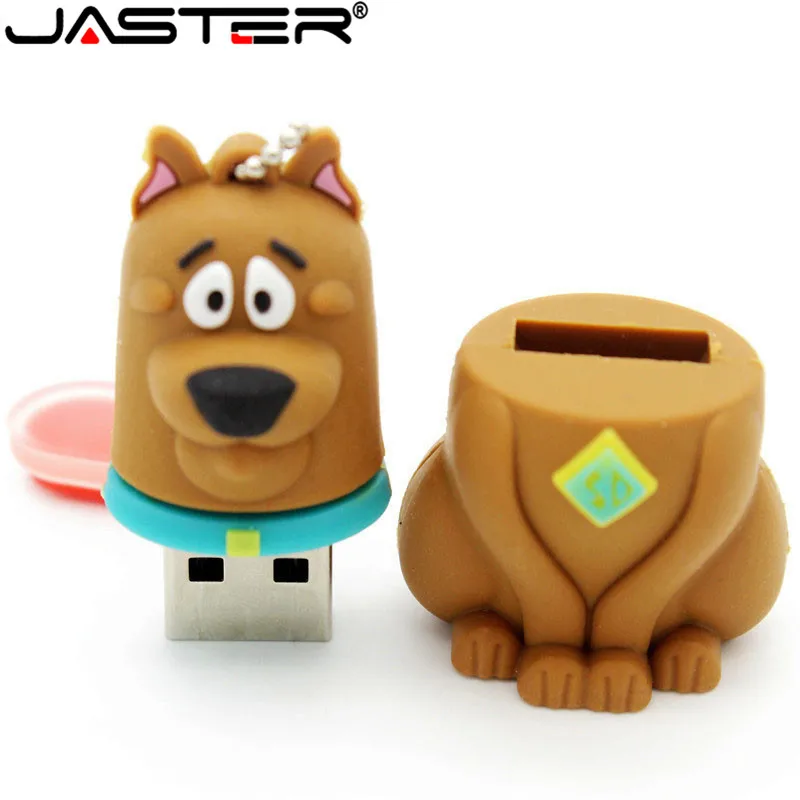 JASTER Новое поступление мини USB флеш-накопитель с мультяшной собакой 4 ГБ 8 ГБ 16 ГБ 32 ГБ 64 Гб карта памяти подарок реальная емкость