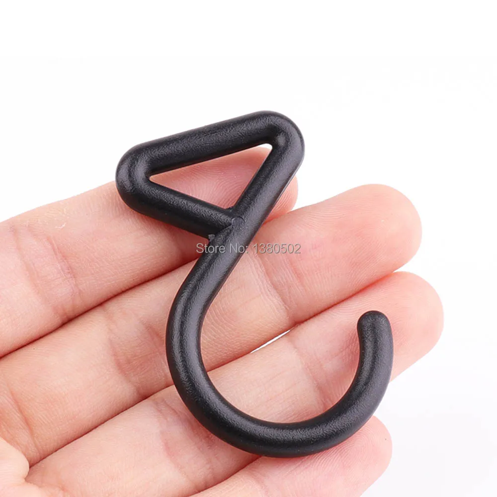 10PCS/lot Black Color Multifunction Hooks Door Wall Hooks Decoration