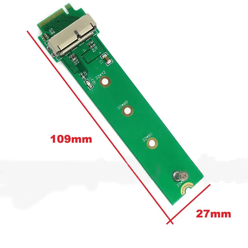 Адаптер карты M.2 Ngff X4 для Apple Macbook Air A1465 A1466 2013 Ssd