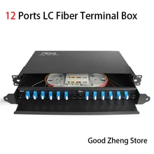12 Порты оптоволоконная коробка LC волокно оптическая распределительная коробка оптоволоконное распределение