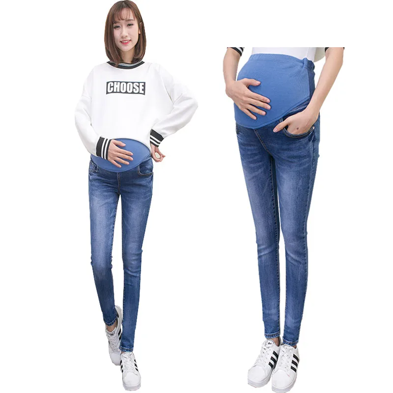 

Stretch Skinny Jeans For Pregnant Women Denim Trousers Nursing Maternity Clothes Elastic Waist Pregnancy Pants Autumn Clothing