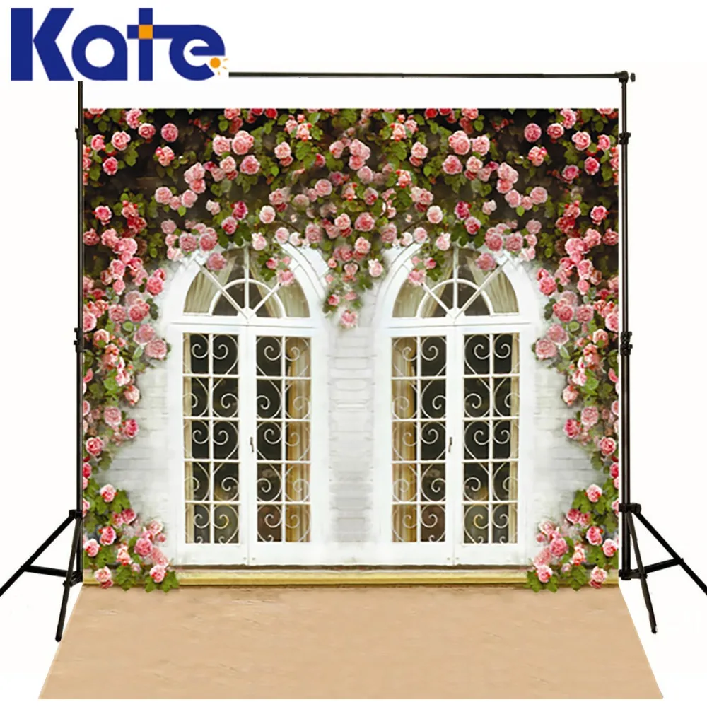 Kate Wood Wall theme photo studio backdrop House windows Beautiful