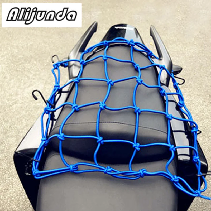 

Car Intimate Motorcycle Accessories Bike Helmet Holder 6 Hooks Hold 30x30cm Nettle Bag Suitcase Cargo Net Net Auto Styling