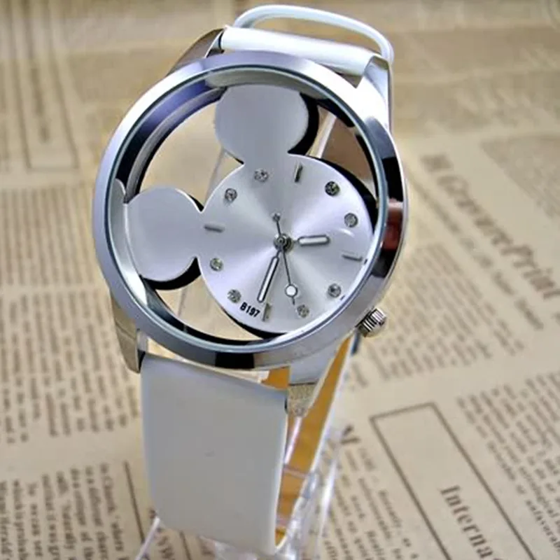 Reloj Mujer 2017 новые роскошные женские кварцевые часы Модные прозрачные с открытым