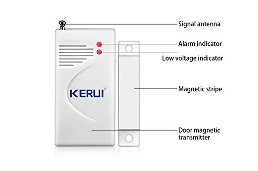 KERUI домашняя система безопасности, датчик движения, датчик движения, сигнализация с дистанционным управлением, больше DIY, домашний гараж, магазин, охранная сигнализация