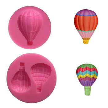 

Hot Air Balloon Shape Silicone Mold fondant Cupcake Sugar Craft Lollipop Chocolate gumpaste clay mould DIYgift decoration tools