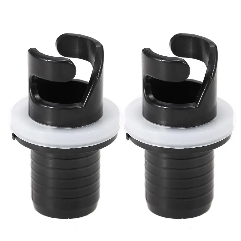 

HobbyLane 2Pcs Inflatable Boat Kayak Air Valve Adapter Inflation Foot Pump Hose Adapter Valve Connector Rowing Boat Accessory