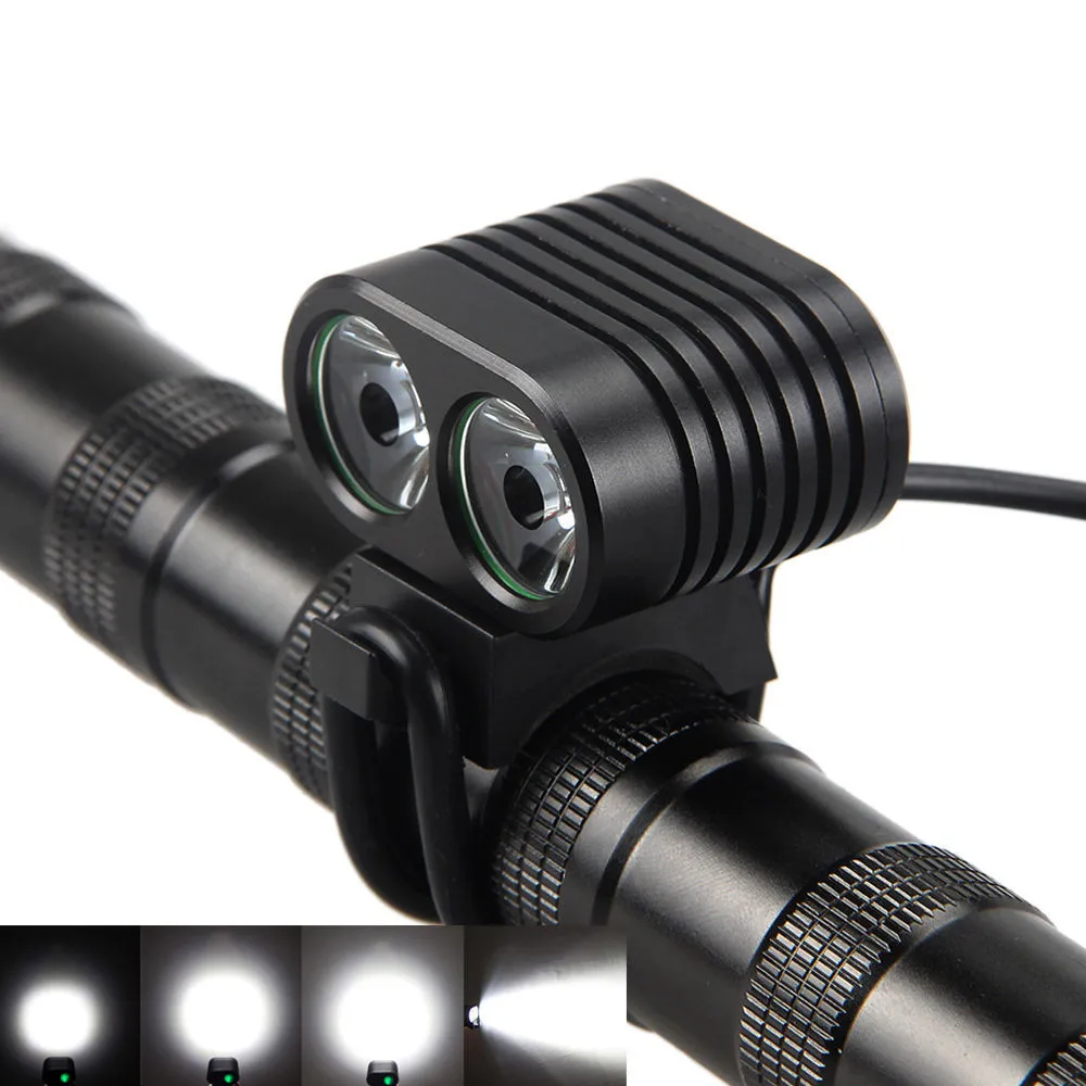 Super Bright 2x XM-L2 LED Bicycle Lamp Bicycle Bike Head Headlight+ Rear light European U.S. regulations LED bicycle light A30 Super Bright 2x XM-L2 LED Bicycle Lamp Bicycle Bike Head Headlight+ Rear light European U.S. regulations LED bicycle light A30