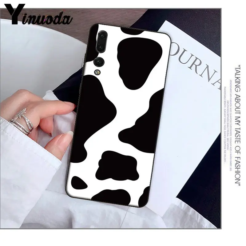 Yinuoda корова шаблон DIY печать рисунок чехол для телефона Huawei P9 P10 Plus Mate9 Mate10 Lite P20 Pro