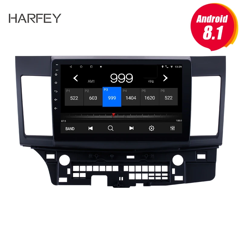 Автомобильный мультимедийный плеер Harfey на Android 10 1 с сенсорным экраном 9 дюйма GPS