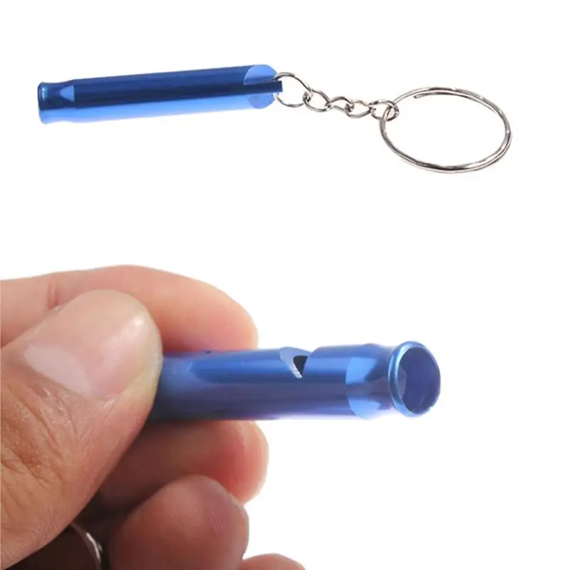 Dog Whistle Keychain Pet Training Adjustable Ultrasonic Flute Dog Whistle Sound Keychain - Цвет: random