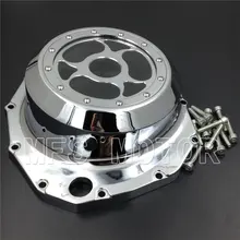 Motorcycle Part See through Engine Clutch Cover For Suzuki GSX1300R Hayabusa 1999-2013 B-king 2008 2009 Chrome Motorcycle Part See through Engine Clutch Cover For Suzuki GSX1300R Hayabusa 1999-2013 B-king 2008 2009 Chrome