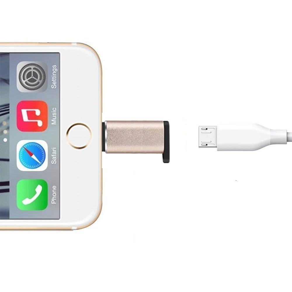 Кабель REMAX для iphone OTG разъем Micro USB 8 контактного адаптера 3 0a зарядный 8pin конвертер 6