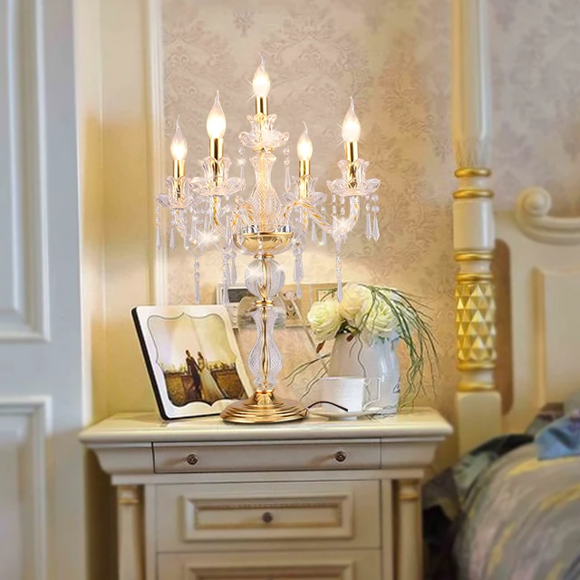 Led Candle Table Decorations Lamp Crystal Candelabra Lamps Large Restaurant Dining Room Bar Led Candle Table Decorations Lamp Crystal Candelabra Lamps Large Restaurant Dining Room Bar