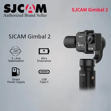 SJCAM SJ8 Pro Plus Air Handheld GIMBAL SJ-Gimbal 2 3 Axis Stabilizer for SJ7 Star SJ6 Legend SJ8 plus pro yi 4k Action cam sjcam sj7 star 2pcs sjcam batteries rechargeable li ion battery dual charger for sj cam sj7 sports action dv camera accessories