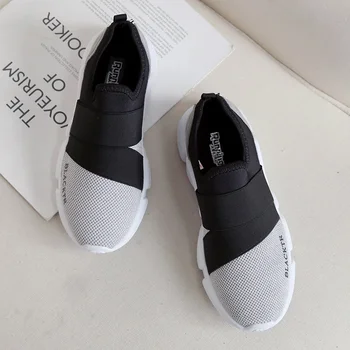 

Fashion 2018 Casual Shoes Man and Men Summer Comfortable Breathable Mesh Flats Female Platform Sneakers Scarpe Da Donna