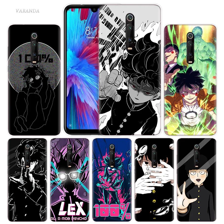

Mob Psycho 100 Anime Case for Xiaomi Redmi Note 7 7S K20 Y3 GO S2 6 6A 7A 5 Pro MI Play 9T A1 A2 8 Lite Poco F1 TPU Phone Bags