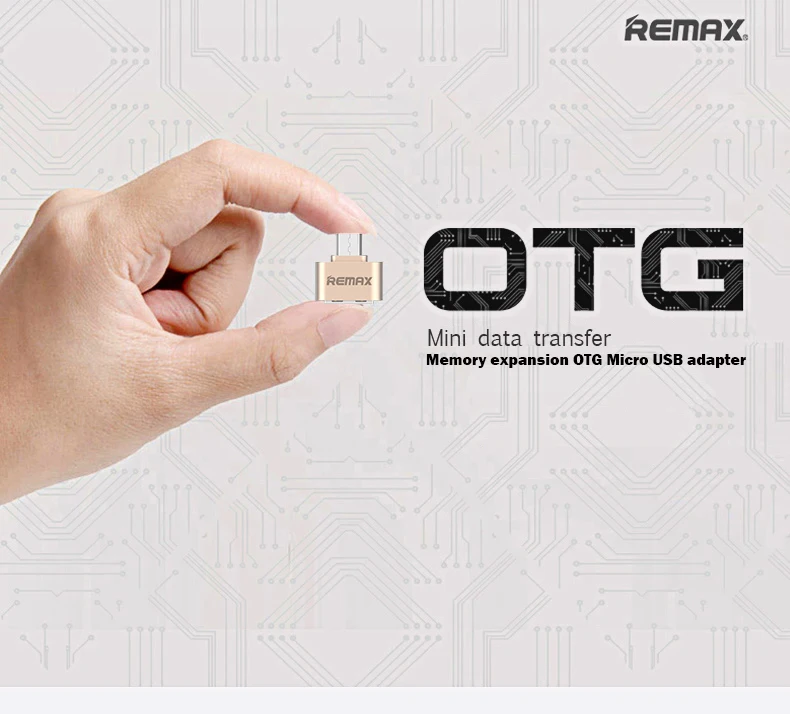 REMAX Micro USB OTG адаптер USB 2,0 к micro USB адаптер для передачи данных конвертер для флеш-накопителя быстрое зарядное устройство для samsung Xiaomi LG