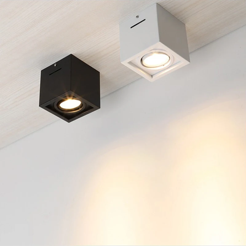 

Surface Mounted Ceiling Downlight 10W 20W 30W 40W AC85-265V lamp COB Led downlights Ceiling Spot light for kitchen,balcony,