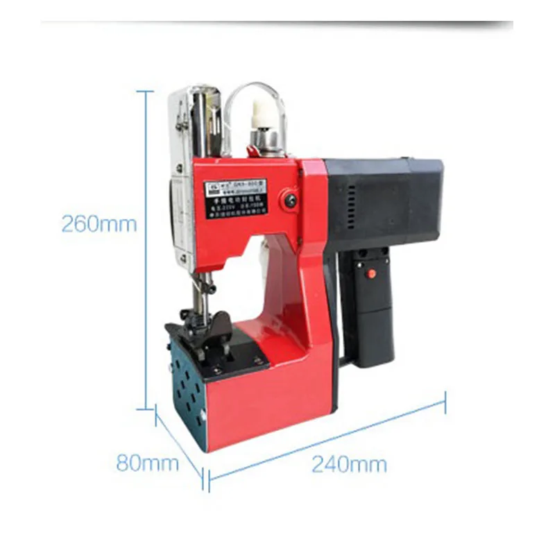 GK9-800 пистолет портативный запайки упаковочная машина электрическая машина швейная машина Плетеный мешочек для риса мешок шовный инструмент