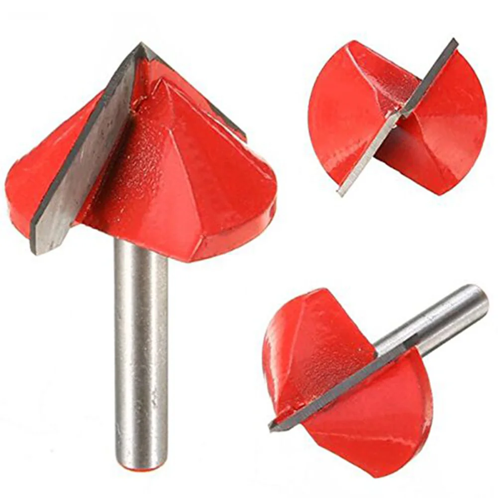 Router CNC Engraving V Groove Bit 6mm x 32mm 90 Degree Woodworking Cutter Tool
