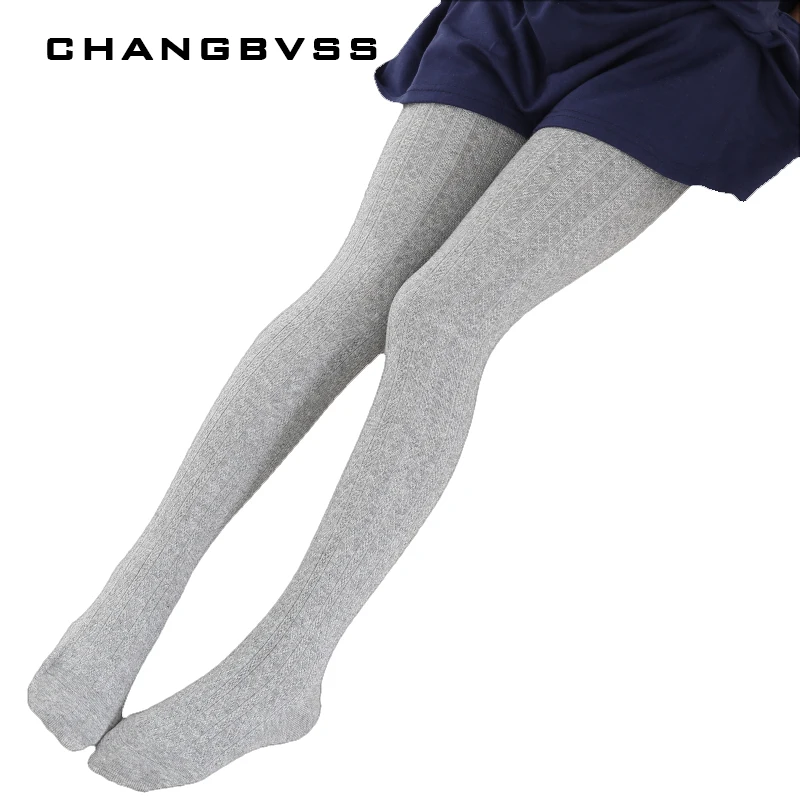 Spring Autumn Cotton Leg Warm Kid font b Baby b font Girls Stockings Knitted Kids Pantyhose