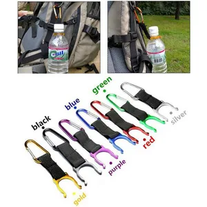Шт. 1 шт. кемпинг восхождение карабин бутылка воды Пряжка крюк держатель зажим для кемпинга пеший туризм выживания путешествия Инструменты - изображение