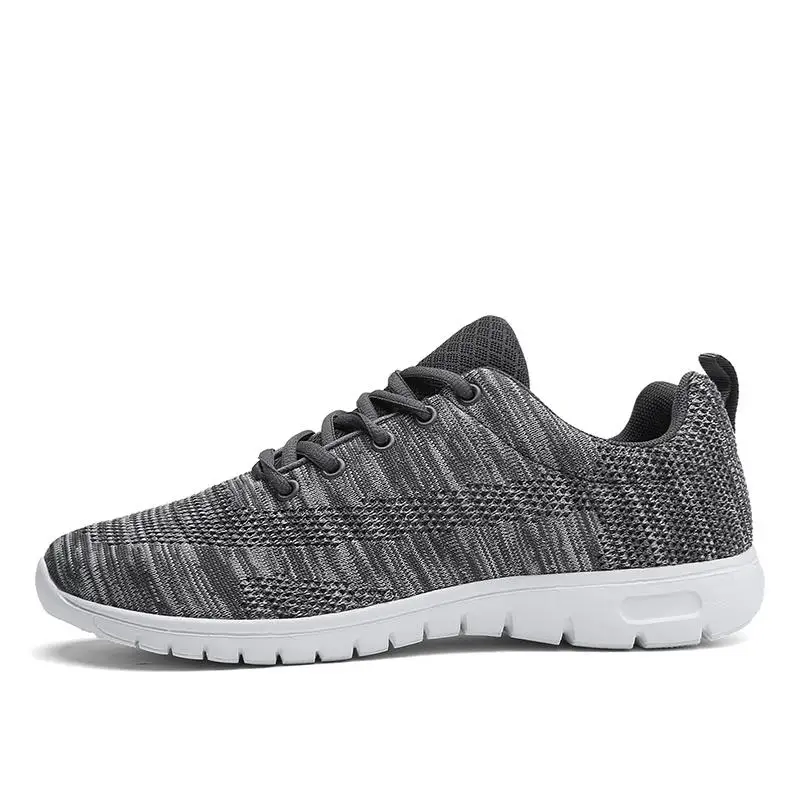 Мужская Легкая повседневная обувь Flyknite модная брендовая на плоской подошве со