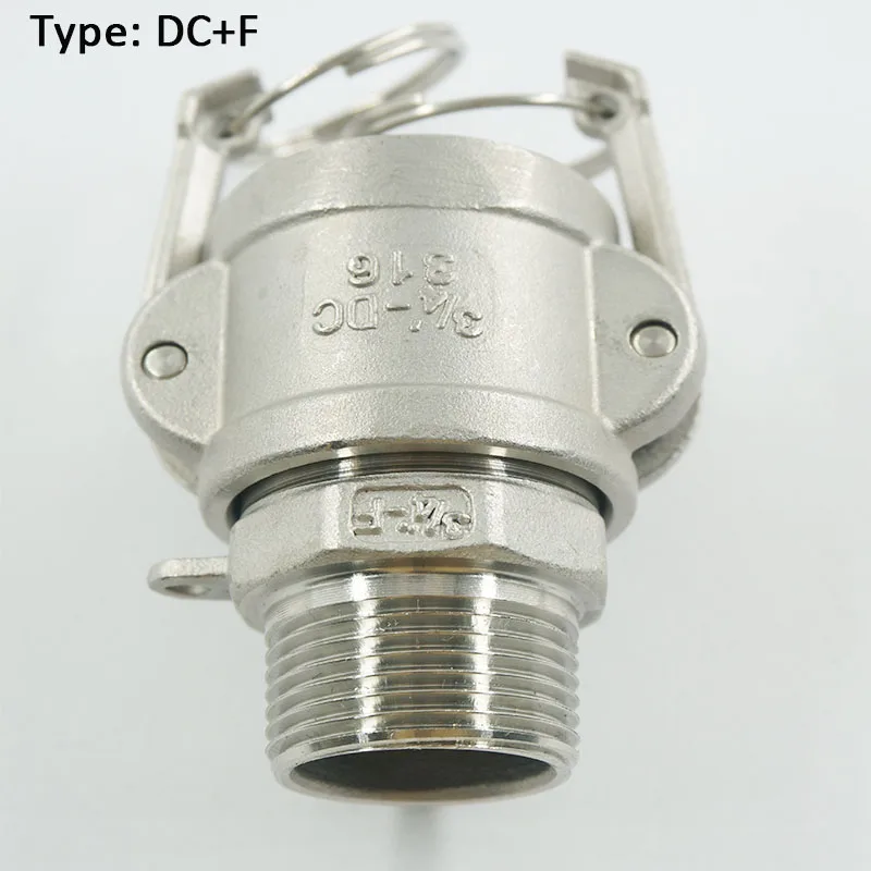 

1 1/2" Type DC+F Camlock Coupling Stianless Steel 304 Quick Disconnection Coupler