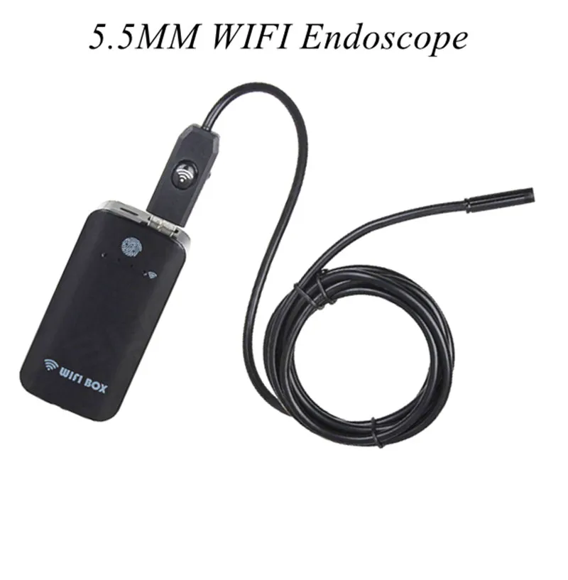 5.5MM Endoskop Wifi Untuk Sistem Android / ISO / Windows 2M / 5M