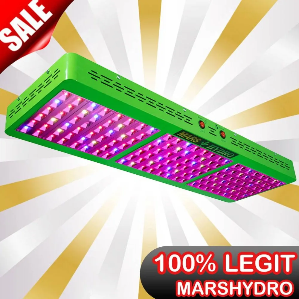 

Mars Hydro Reflector 800W LED Grow Light Full Spectrum Switchable Growth / Bloom for Hydroponic Grow Tents