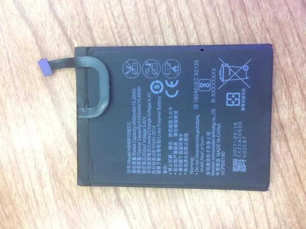 Высокое качество 100% новый оригинальный HB496183ECC 4000 мА-ч для huawei enjoy 6 NCE-AL00 батарея |