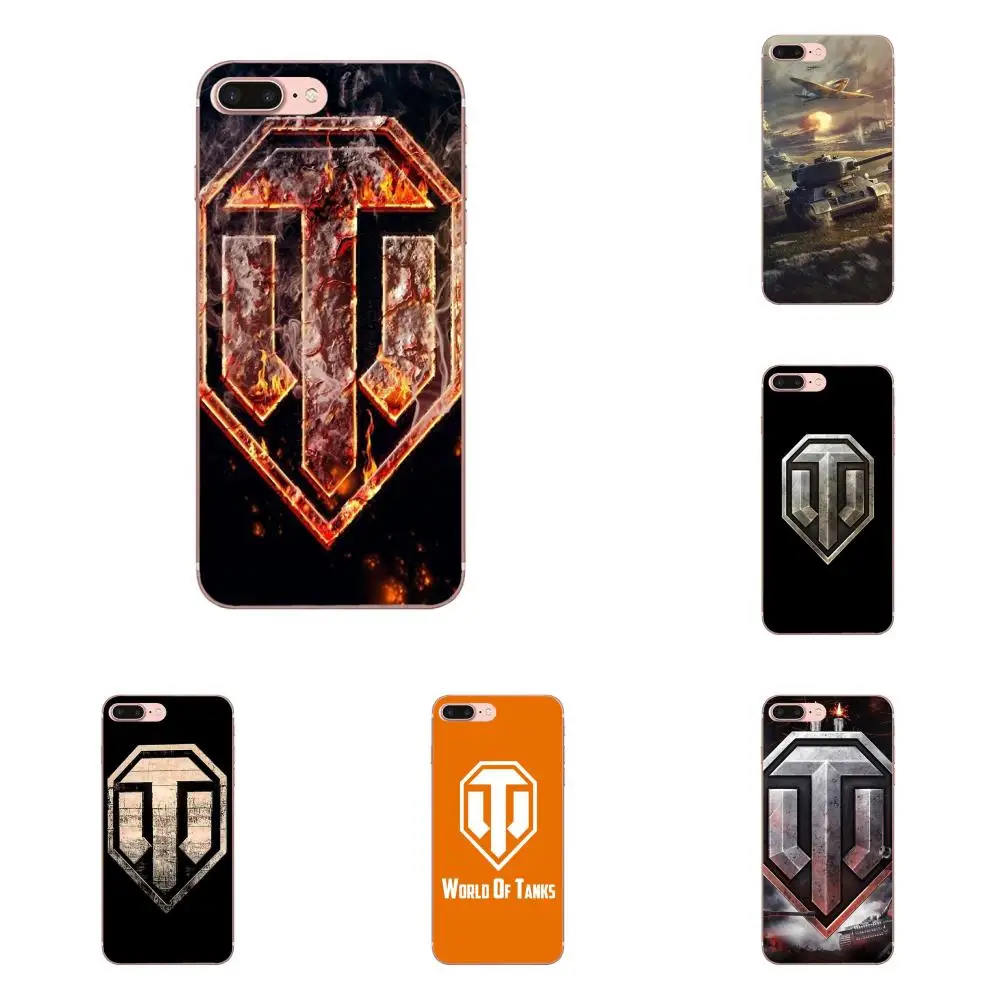 World Of Tanks черный мягкий ТПУ Новая мода для Xiaomi Mi3 Mi4 Mi4C Mi4i Mi5 Mi 5S 5X 6 6X A1 Max Mix 2 Note 3 4 |
