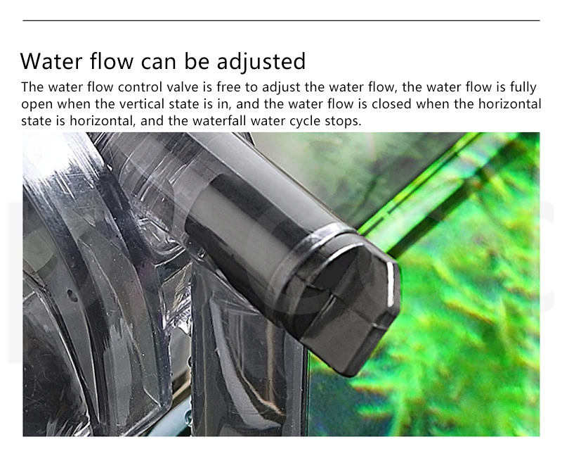 Аквариумный силовой фильтр для водопада водяной насос аквариум повесить на мини тонкий фильтр замораживание шума аквариумные аксессуары