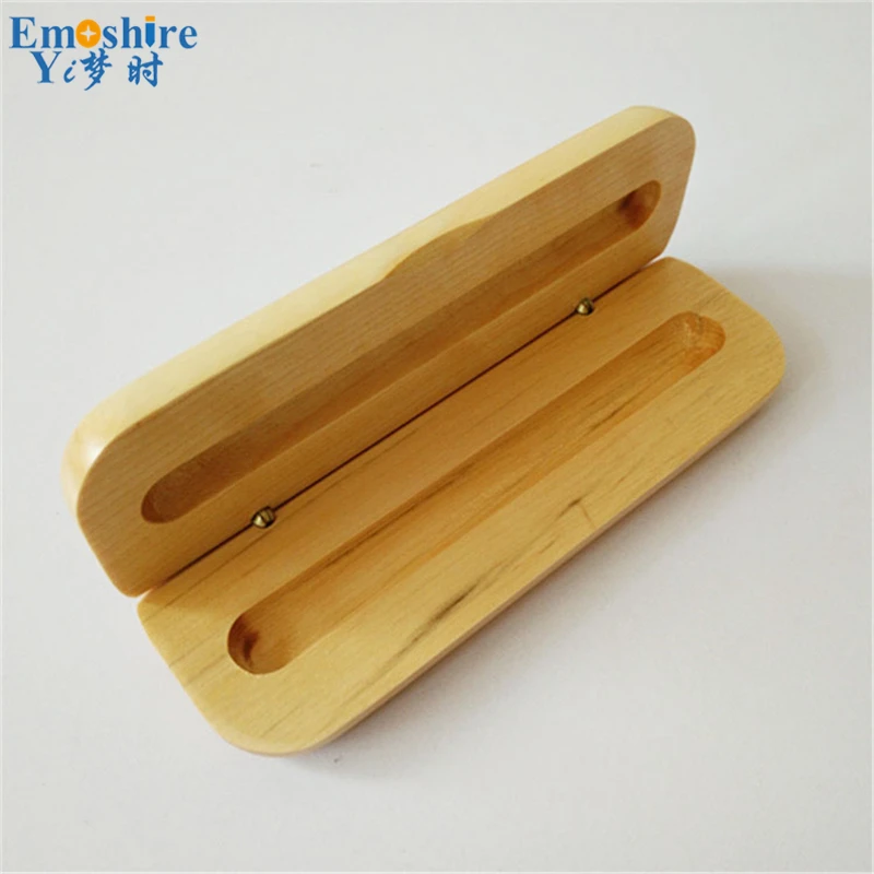 Emoshire Factory direct sales of wood single wood pen box box box gift box spot a small amount of wholesale (8)