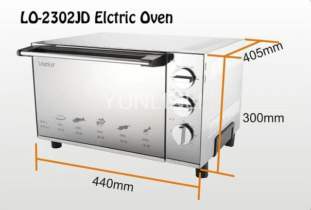 Best Offers Electric Oven Electric Baker Household Oven Household Baker Heating Oven Cake Baker Bread Baker LO-2302JD