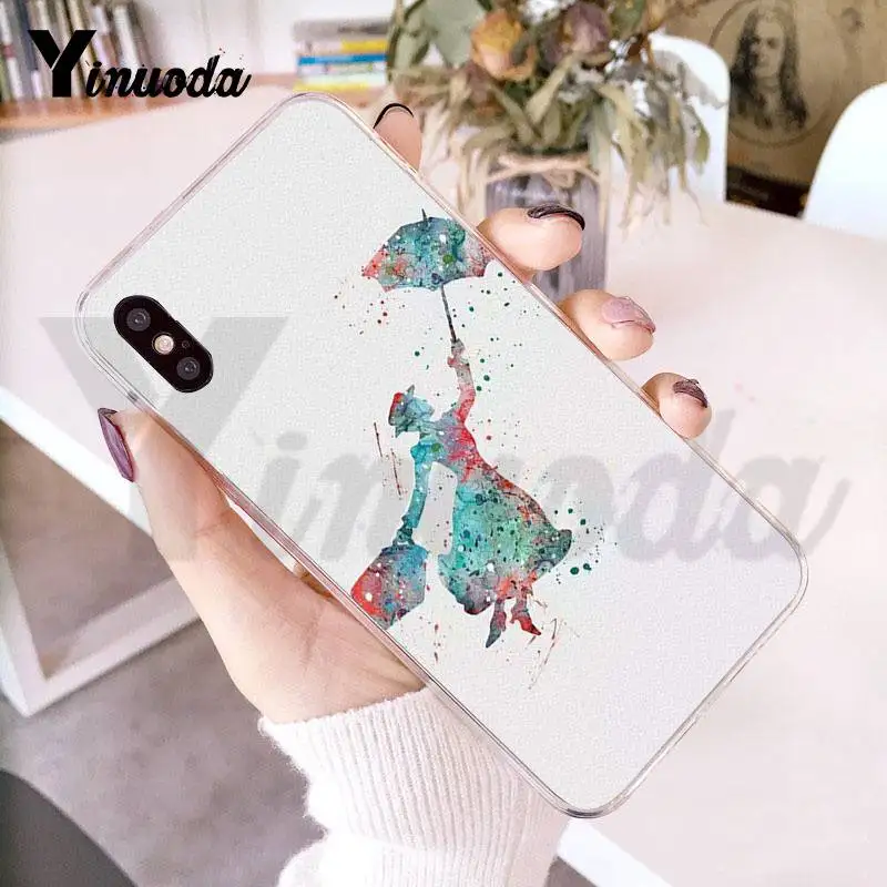 Yinuoda Mary Poppins Coque Shell аксессуары для телефонов Чехол для iPhone 8 7 6 6S Plus X 10 5 5S SE XS MAX XR11 11pro 11promax - Цвет: 2