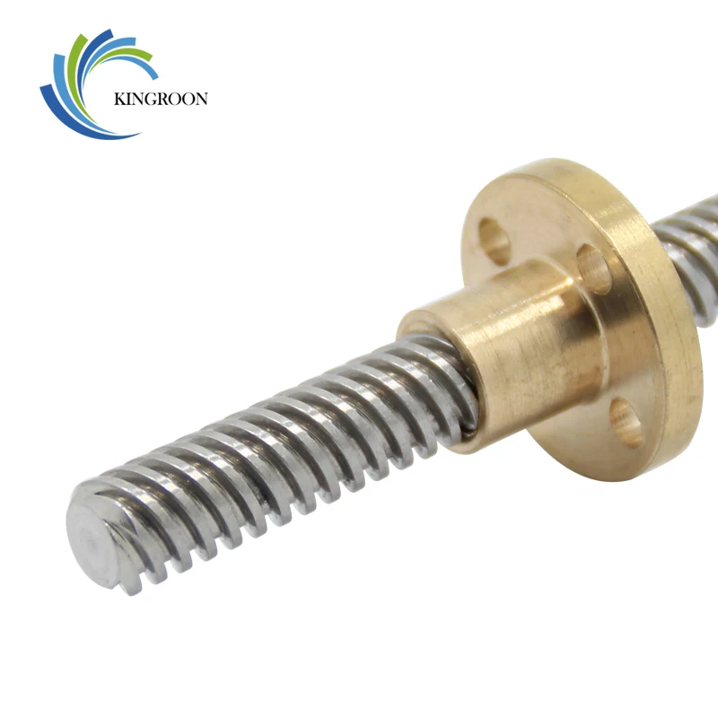 High-Precision 8mm Trapezoidal Lead Screw with Copper Nut