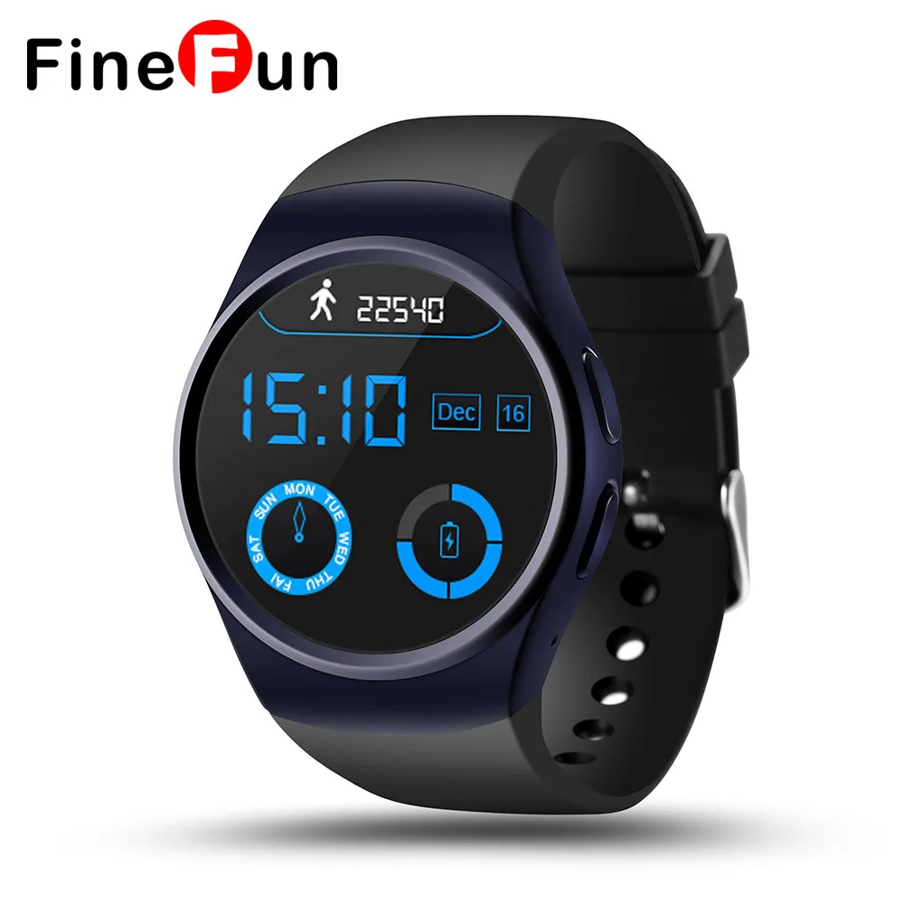 FineFun 1 3 inch MTK2502C ROM128Mb 64Mb Bluetooth font b smart b font card support call