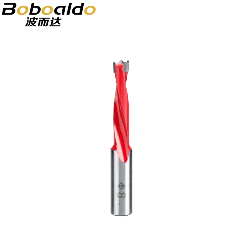 Boboalda 1pc 4mm-9.5mm wood drill bit 70mm length router bit row drilling for boring machine Gang drills wood Carbide endmill