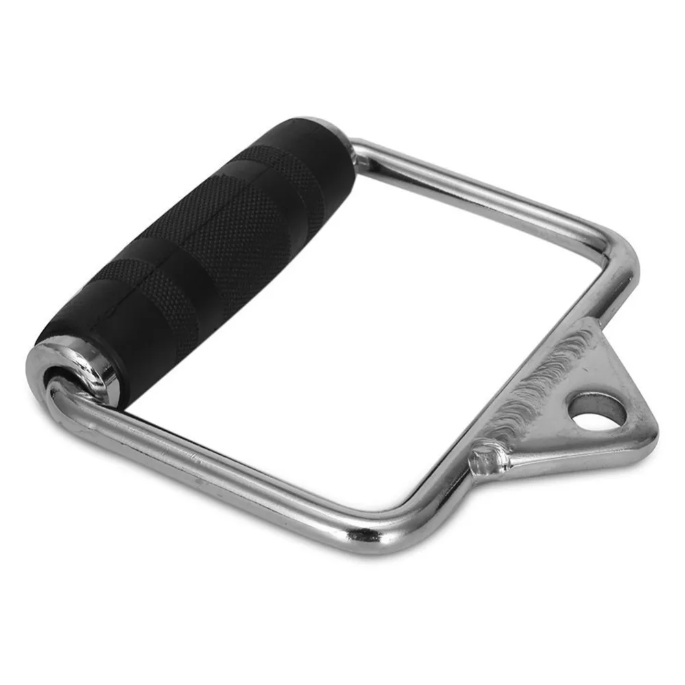 Fitness Strength Training Triceps Biceps Press Down Cable Handle