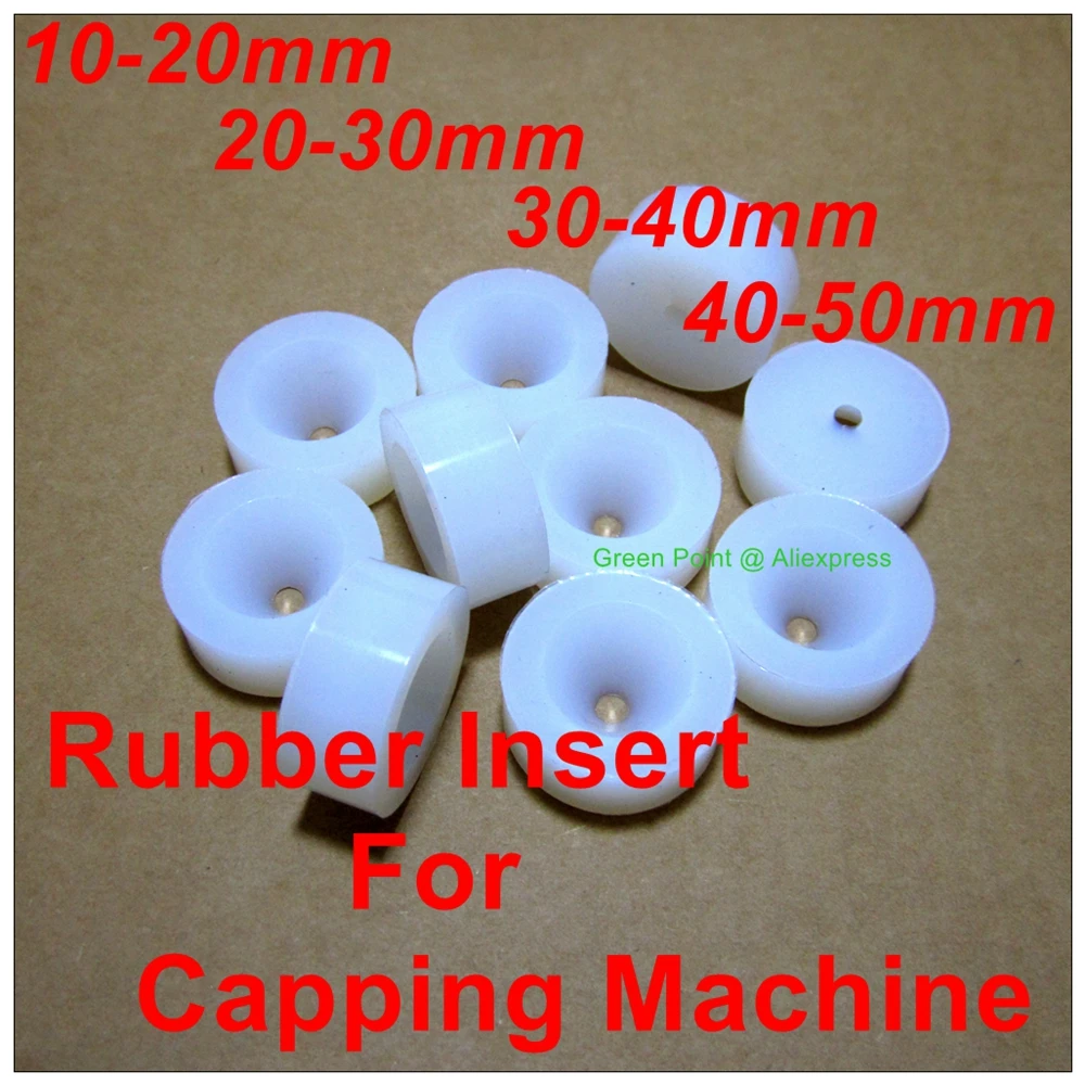 

Rubber Insert For Electric Capping Machine Silicon Head For Capper For 10-20mm/20-30mm/30-40mm/40-50mm Cap
