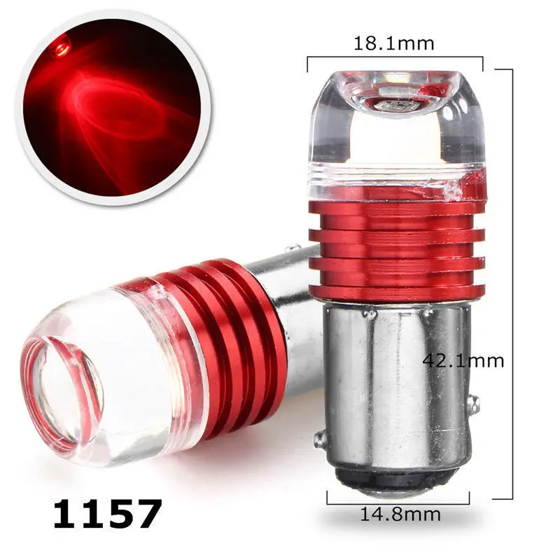 100pcs 1157 Led BAY15D P215W 1156 BA15S Strobe Flash Light Brake Blink Light Lamp Bulb 12V Red White Blue Auto Tail Stop Light (4)