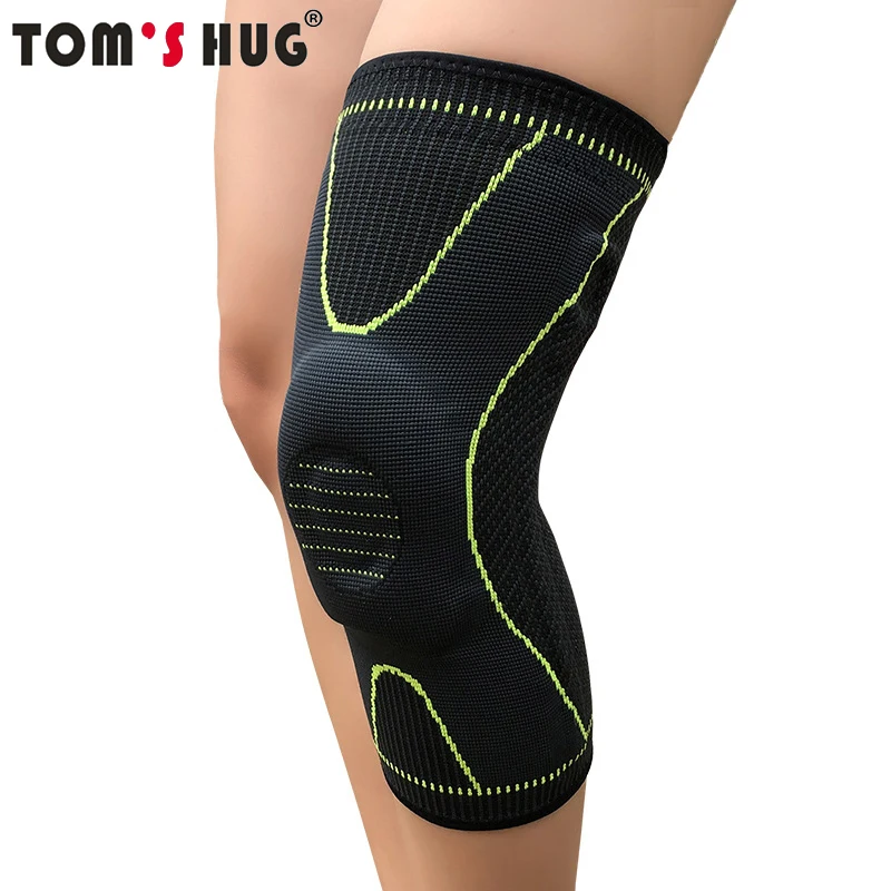 Силиконовый теплый шарнирный наколенник Tom's Hug 1 шт. артрит ног защита от травм