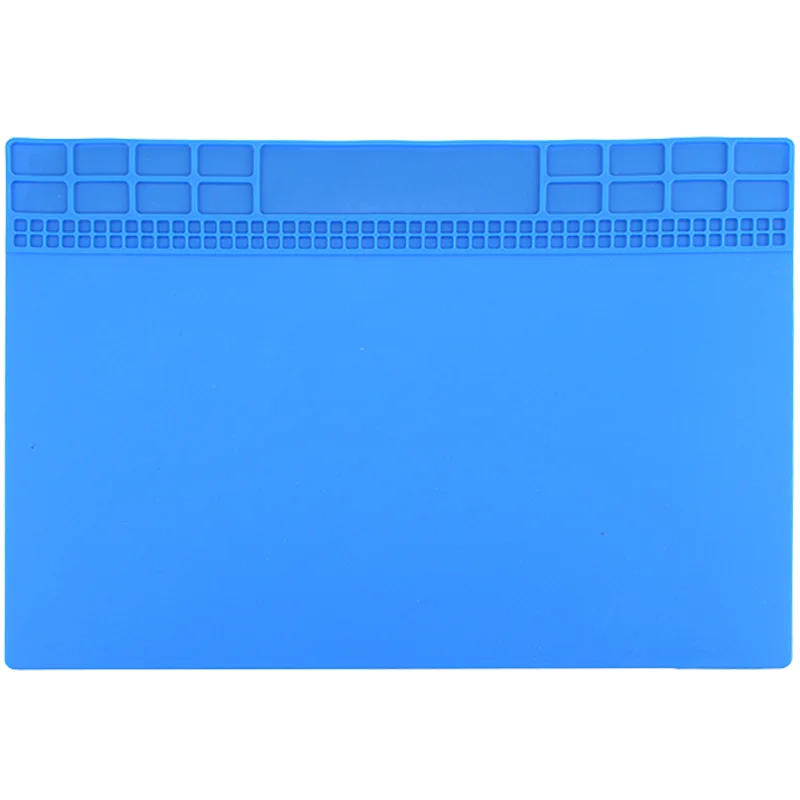 

UANME Repair Station 35x25cm Heat Insulation Silicone Pad Heat Gun BGA Soldering Maintenance Platform Desk Mat