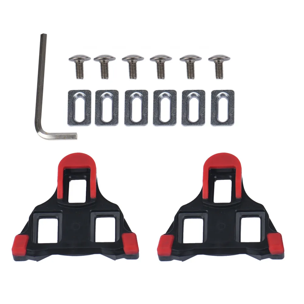 One set 2 Bicycle Bike Self-locking Pedal Cleats Set Yellow For Shimano SM-SH11 SPD-SL road Mountain Outdoor Cycling bicycle *10